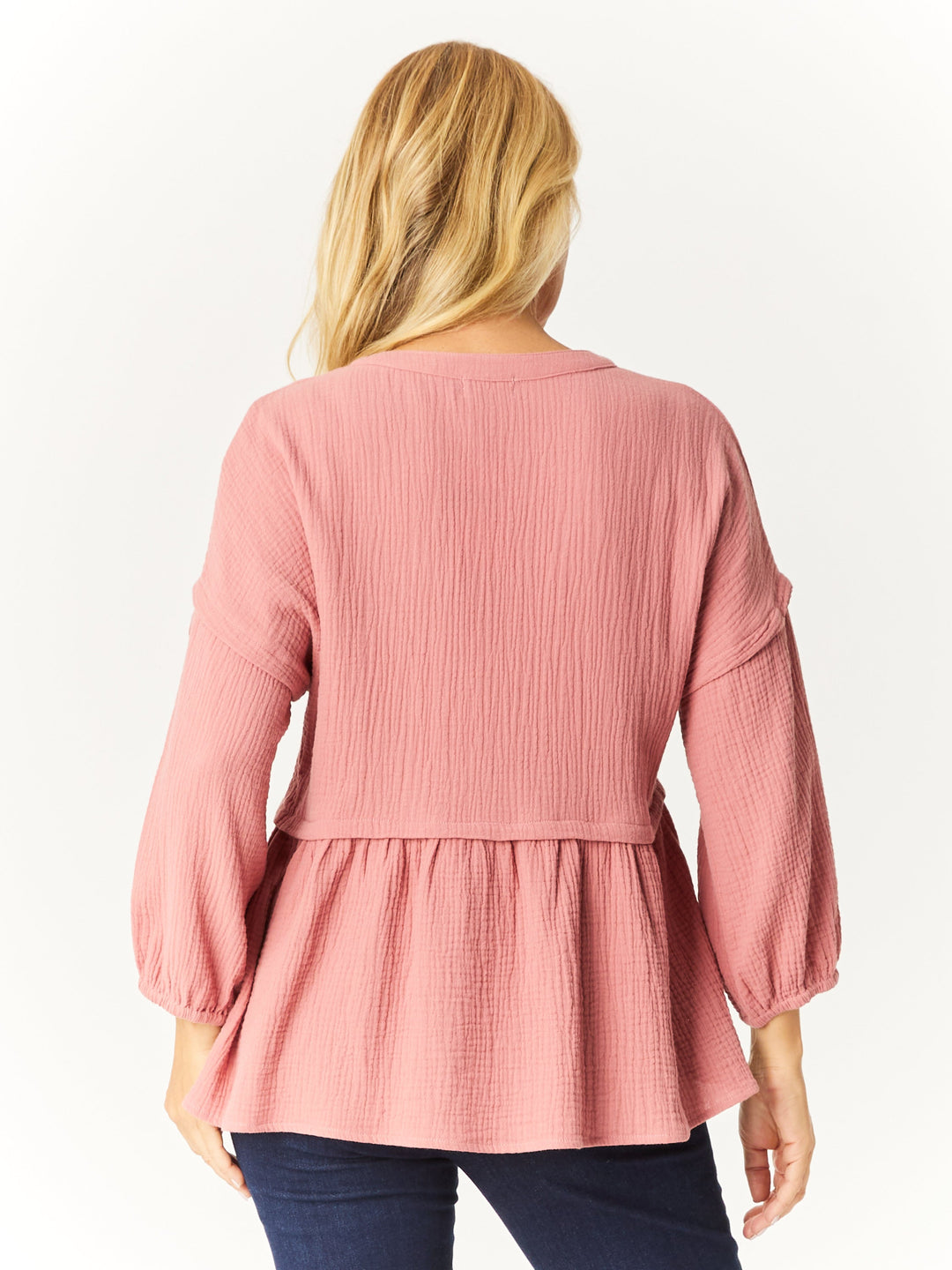 Button Boheme Cotton Top - Cinnamon- 32533