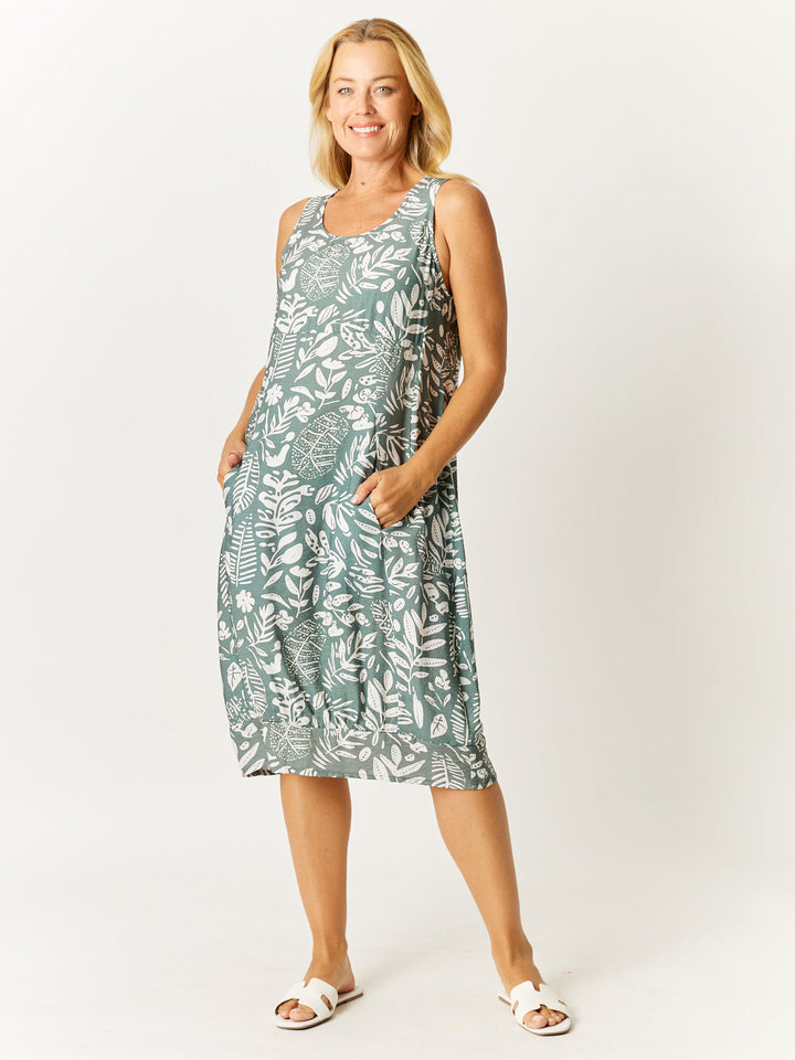 Malaya Dress - Sage - 32553