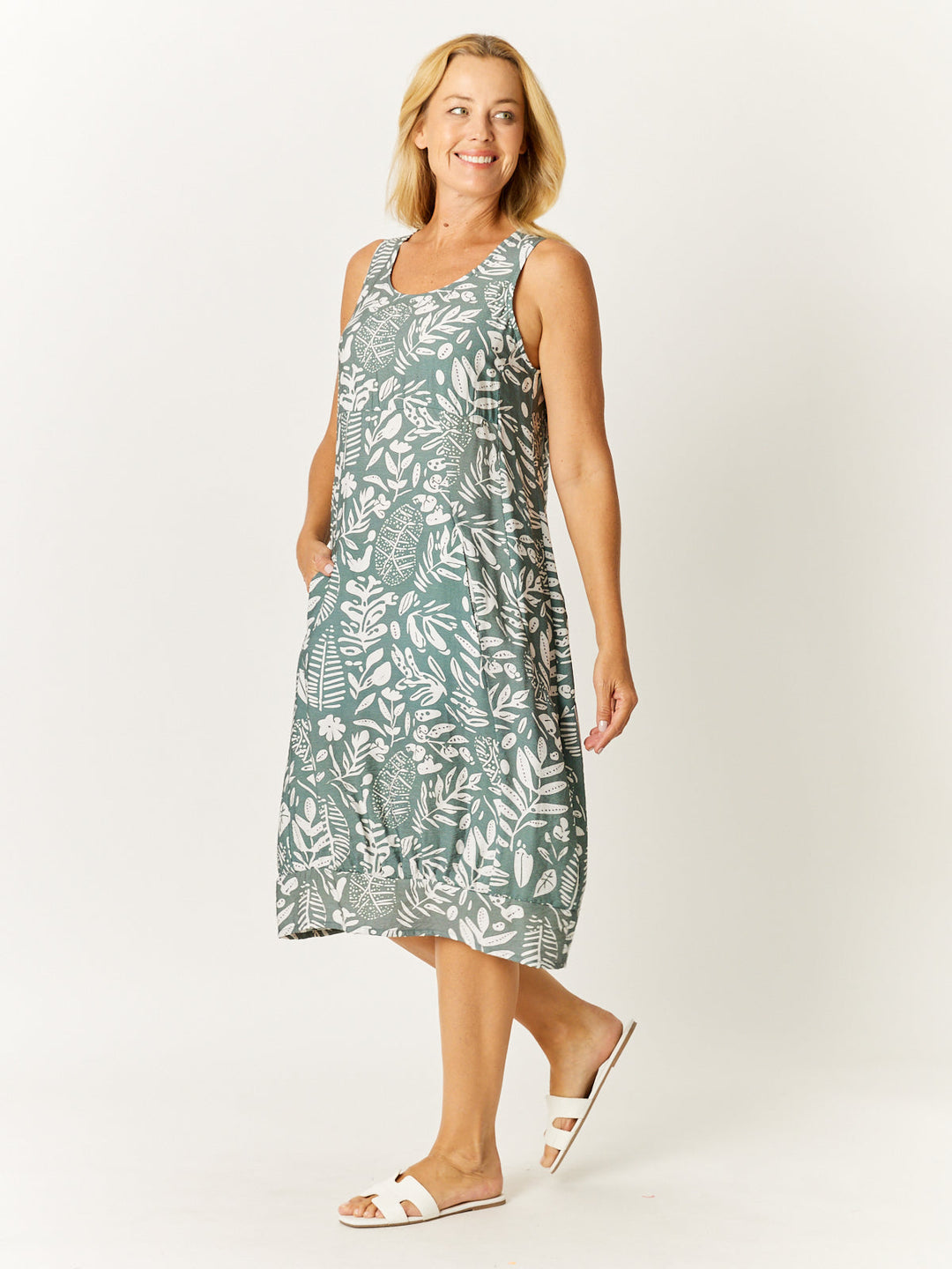 Malaya Dress - Sage - 32553