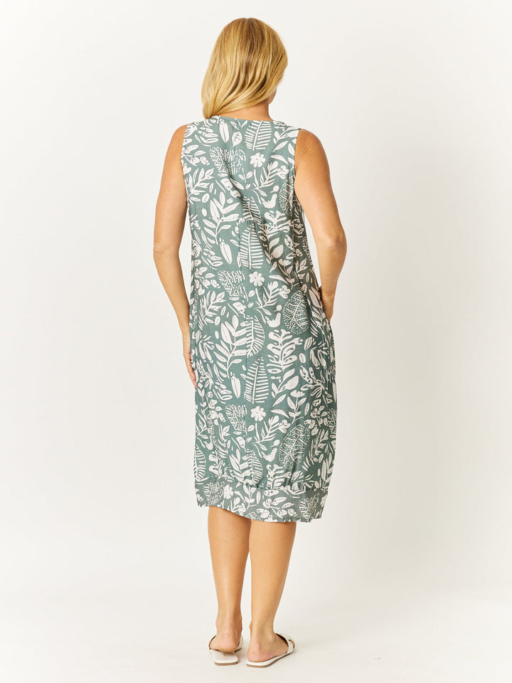 Malaya Dress - Sage - 32553