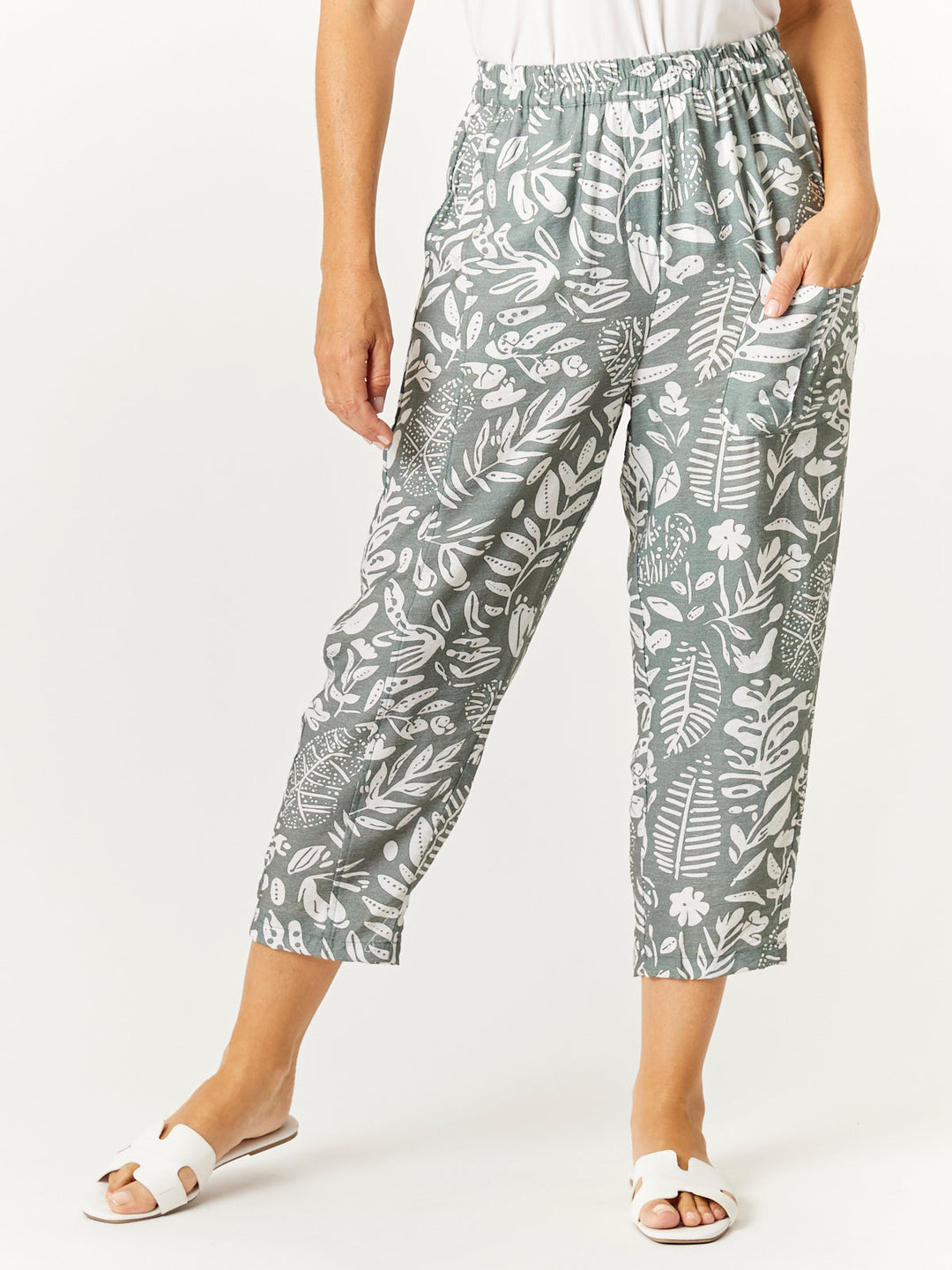 Malaya Pant - Sage - 32554