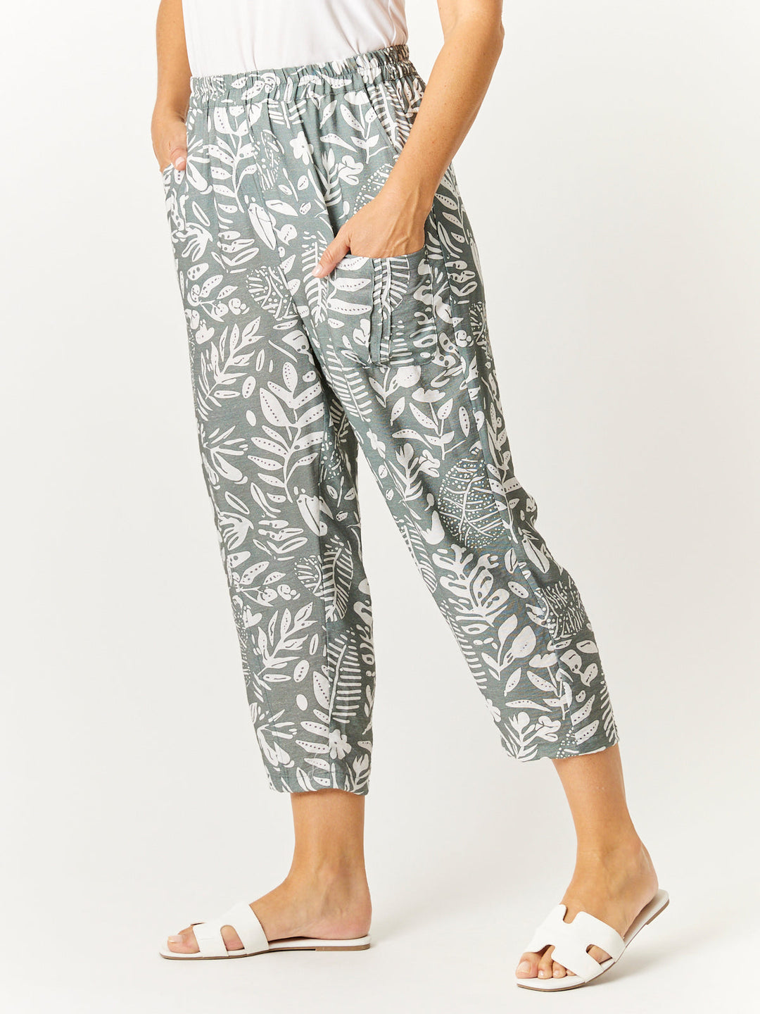 Malaya Pant - Sage - 32554