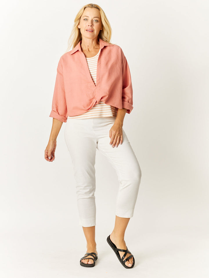 Shirt Tank Set 2 pc - Dusty Rose - 32556