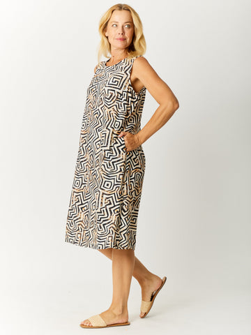 Geo Shift Dress -  Geo - 32583 - 