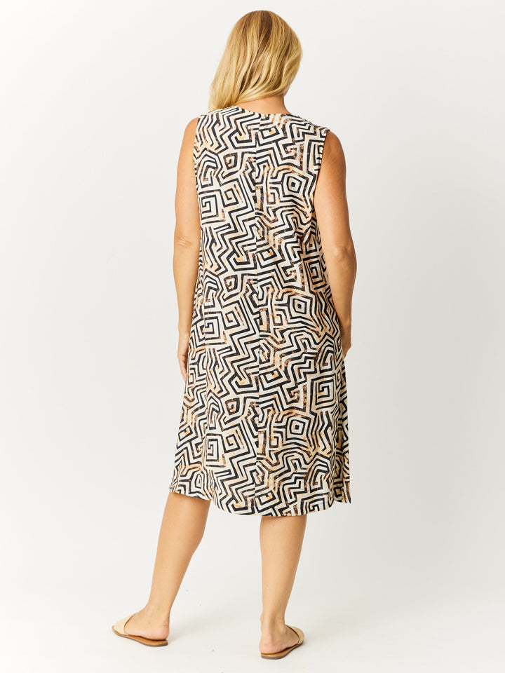 Geo Shift Dress -  Geo - 32583