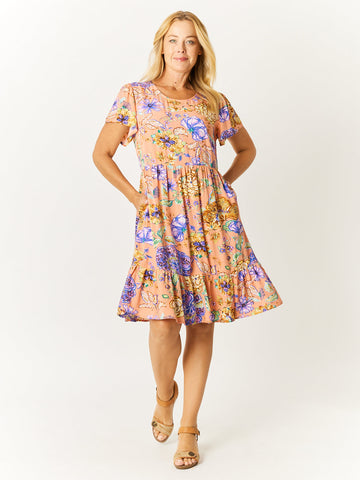 Heatwave Dress - Peach - 32599 - 