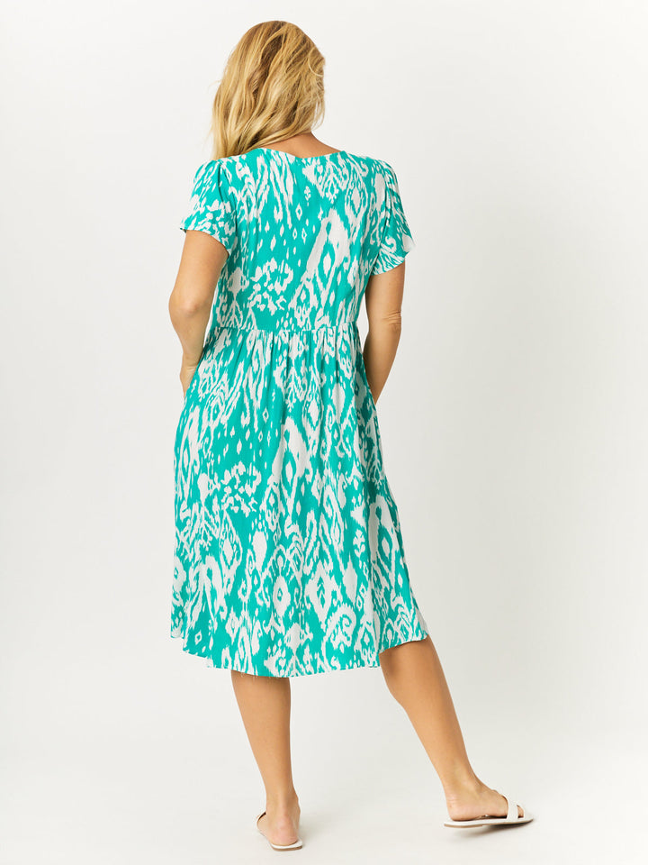 Flounce Dress- Jade - 32600