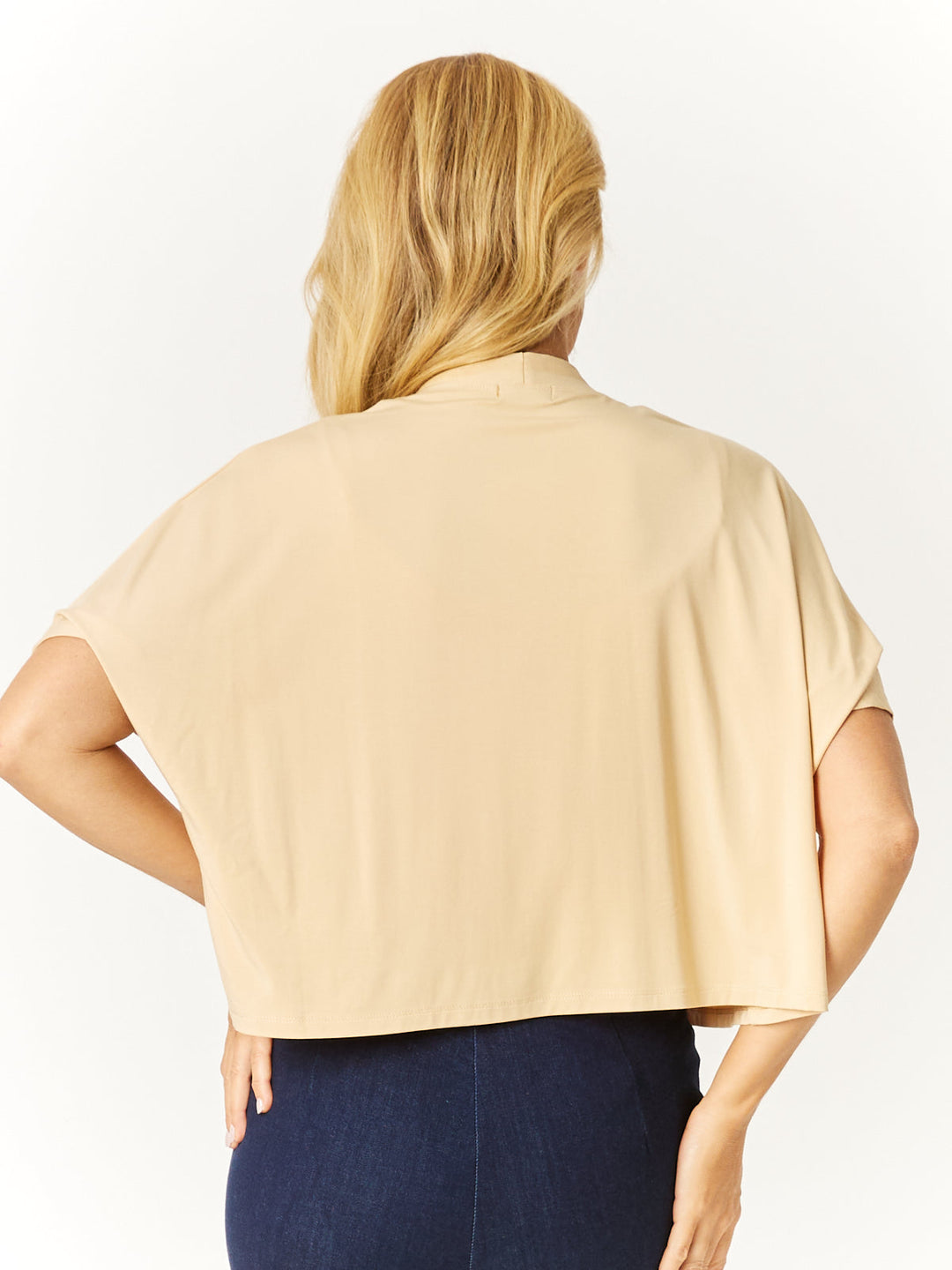 Bamboo Cap Cardy- Sand - 32601