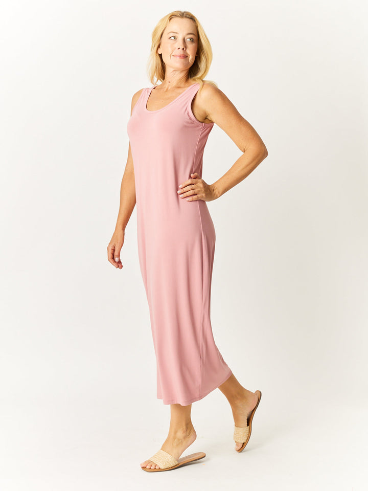 Bamboo Tank Dress - Rose - 32602