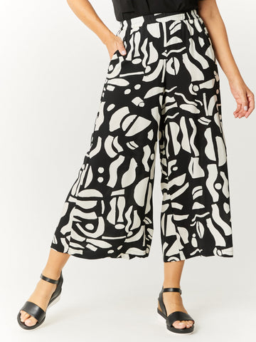 Minstral Pant - Black/White- 32612 - 