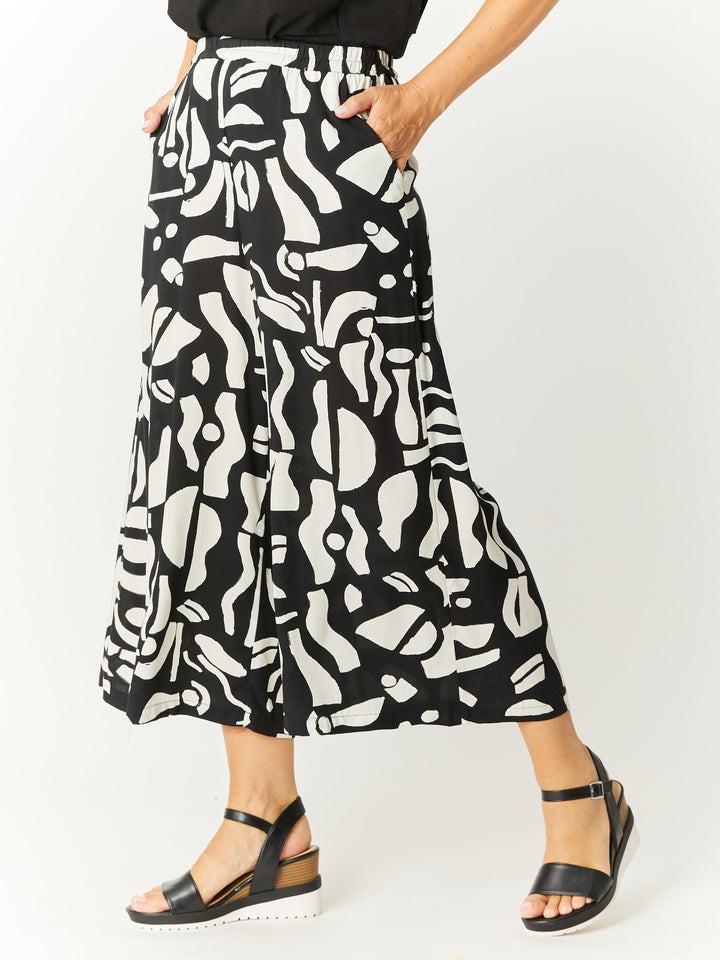 Minstral Pant - Black/White- 32612