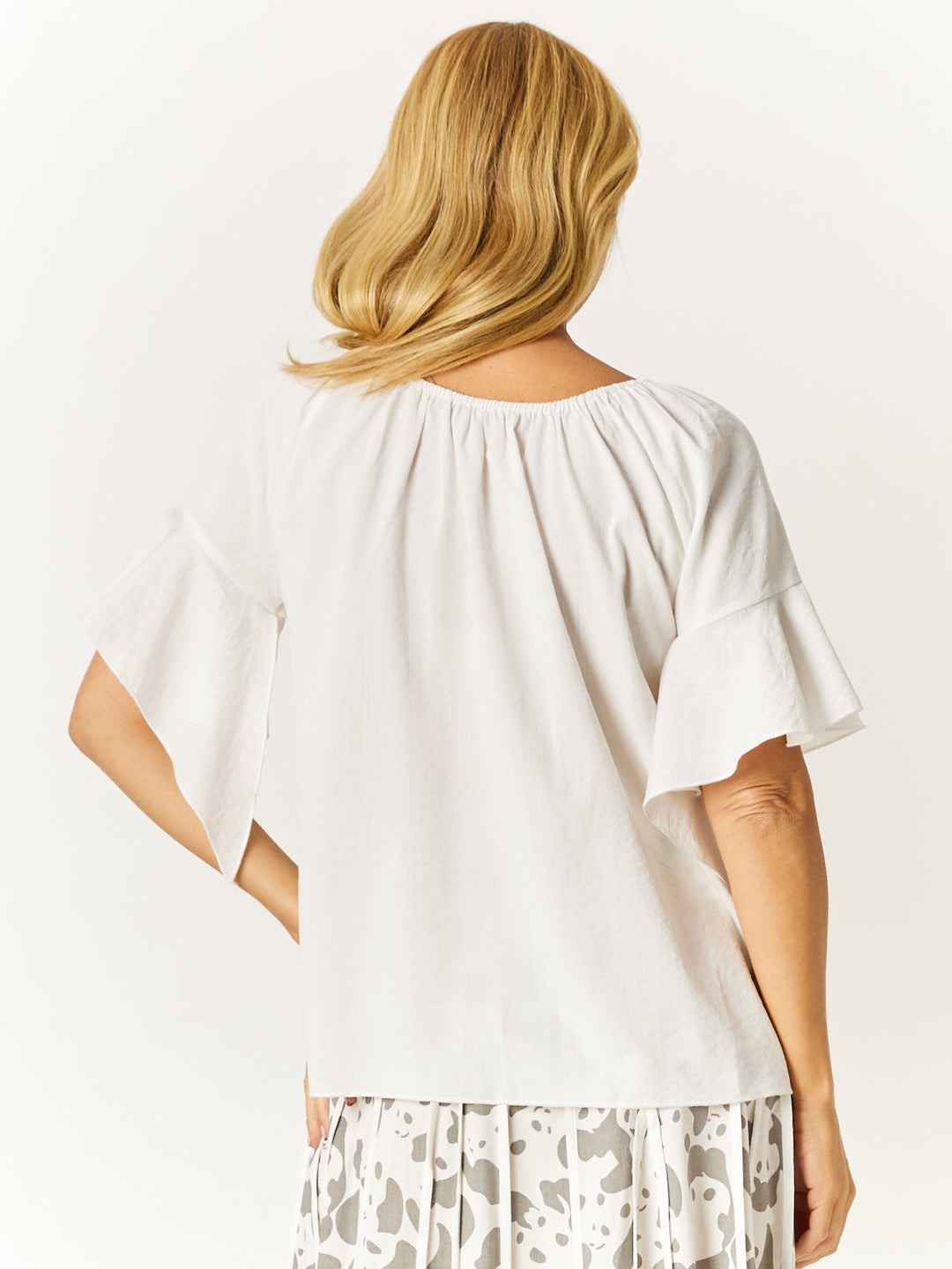 Core On Off Shoulder Top - White - 32582