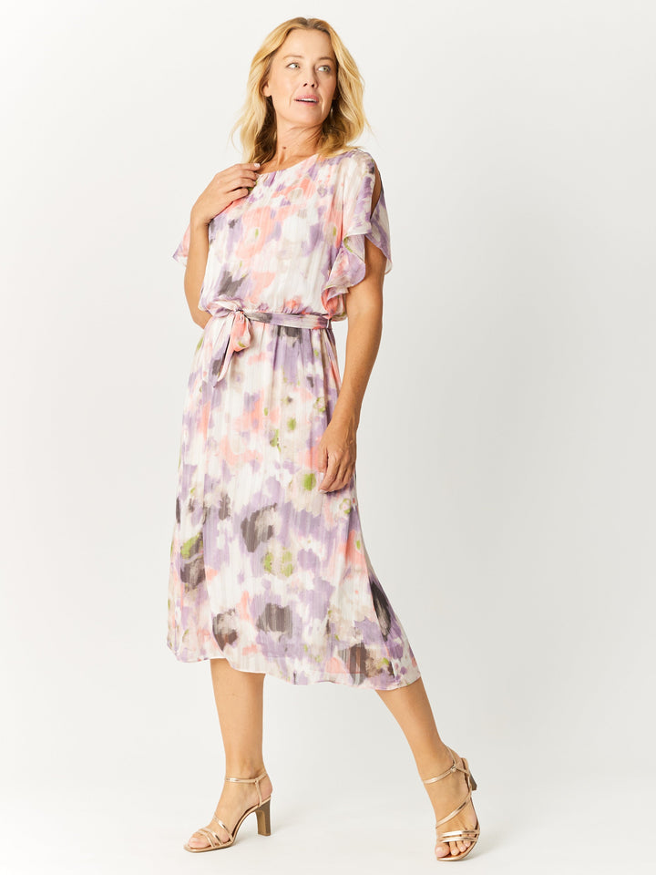 Blouson Dress- Lilac - 32623