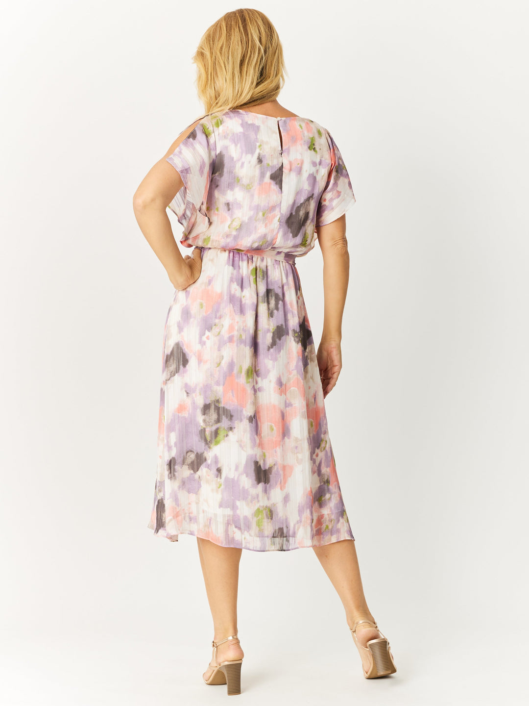 Blouson Dress- Lilac - 32623