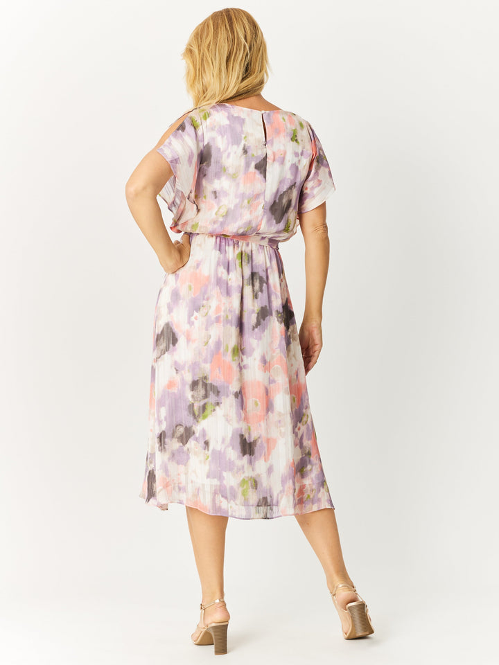 Blouson Dress- Lilac - 32623