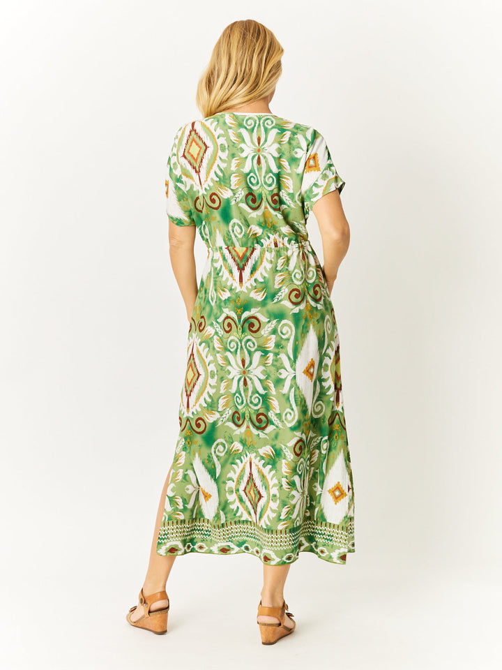 Kimono Rayon Dress - Sage - 32649