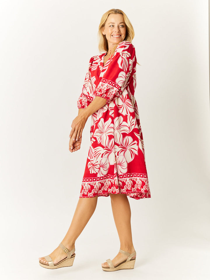 Lets Celebrate Dress - Red - 32662
