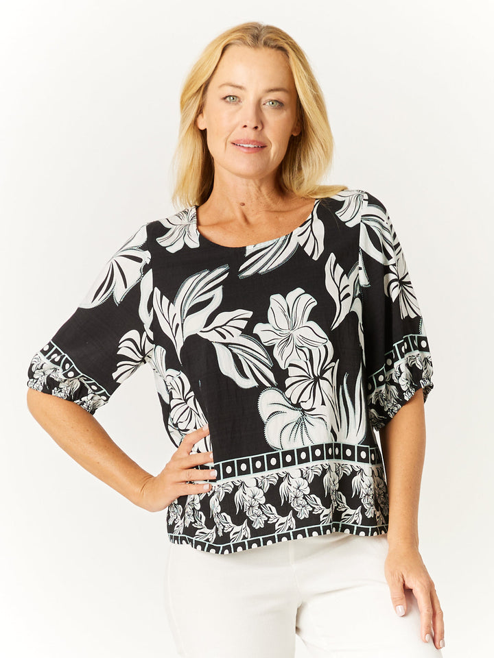 Lets Celebrate Top - Black - 32663