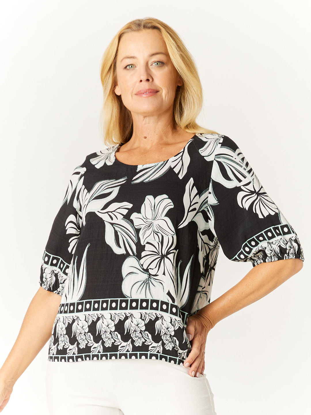 Lets Celebrate Top - Black - 32663