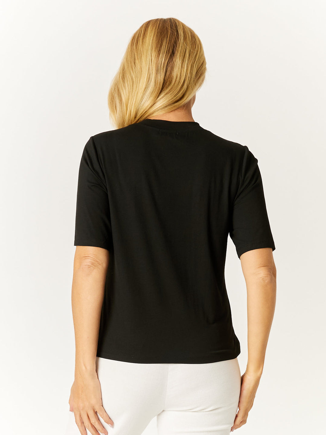 Extended Sleeve Top - Black - 32668