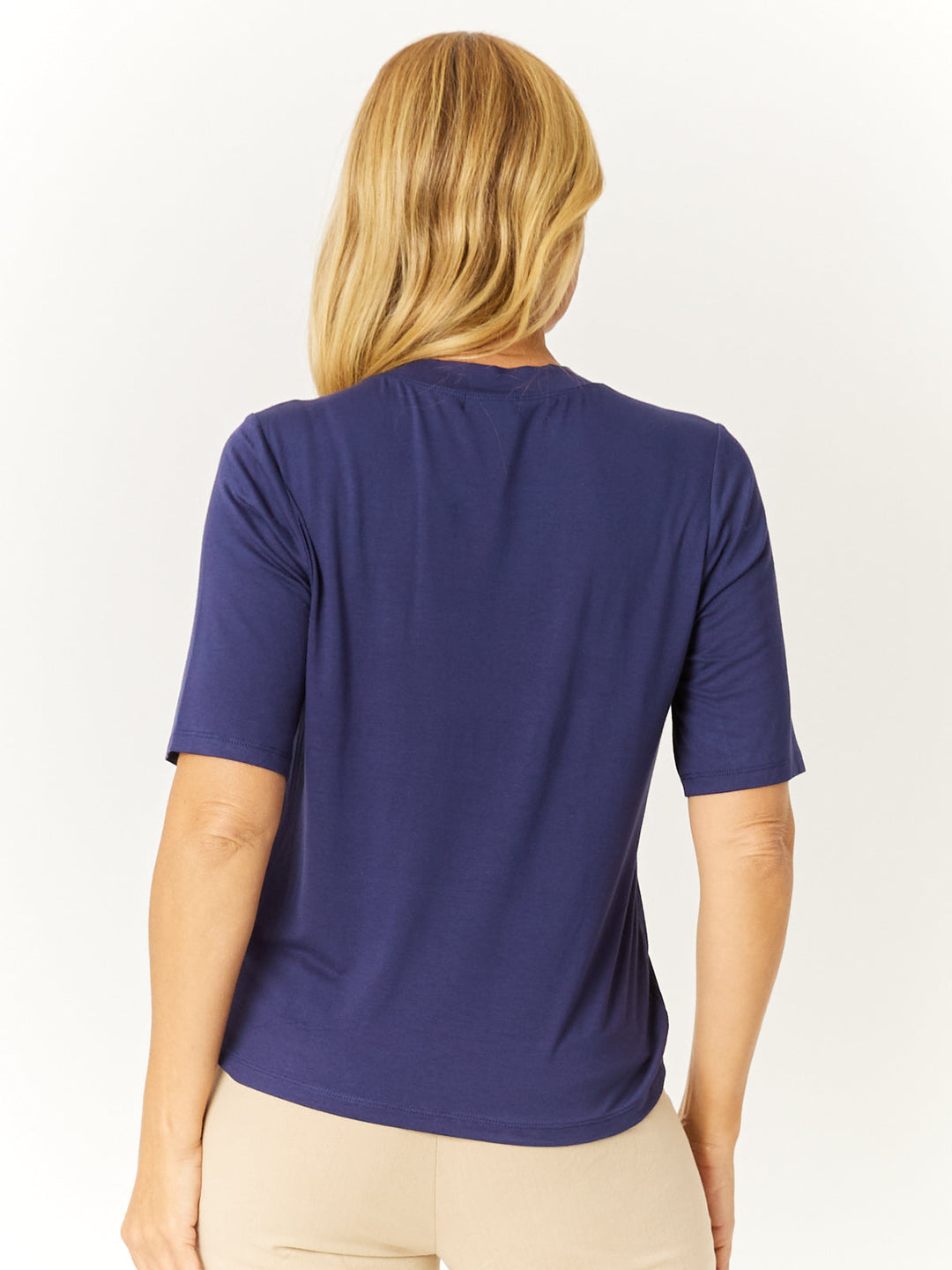 Extended Sleeve Top - Navy - 32668