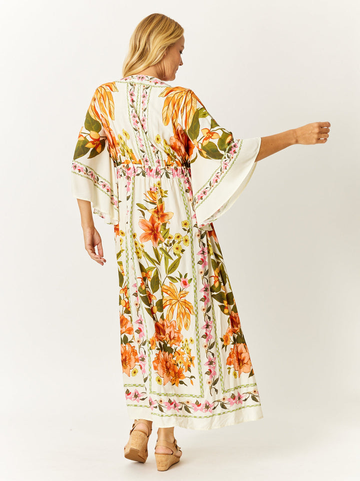 Katrina Flutter Dress - Floral - 32673