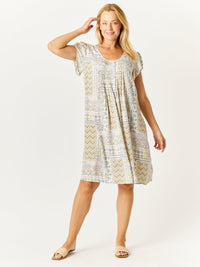 Kirra Pintuck Dress - Butter - 32714