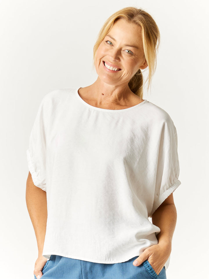 Lux Box Top - White - 32721