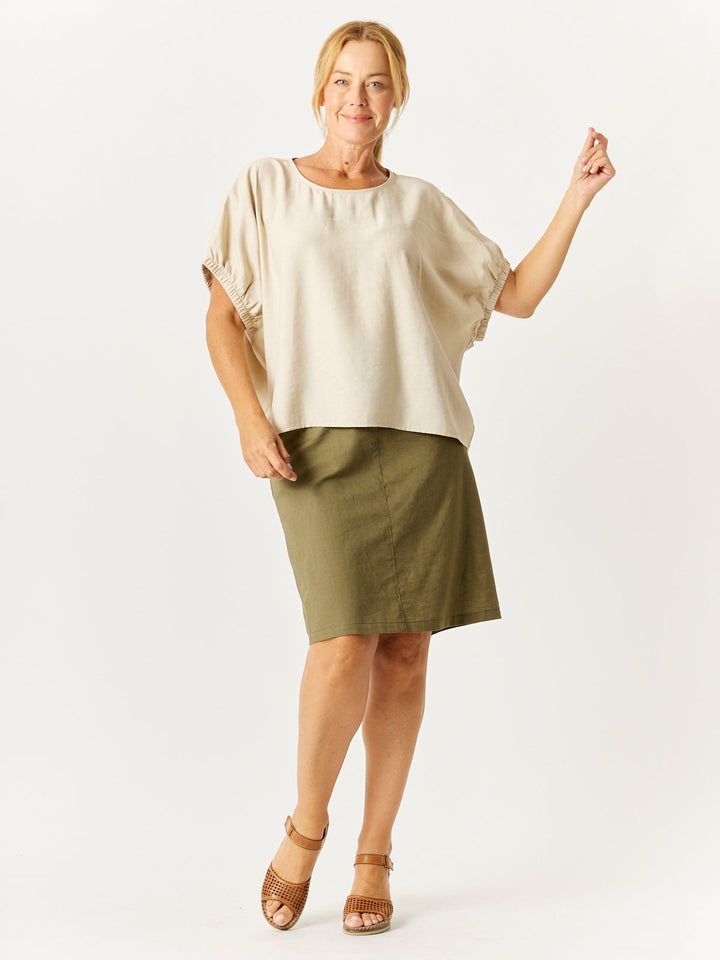 Lux Box Top - Sand - 32721