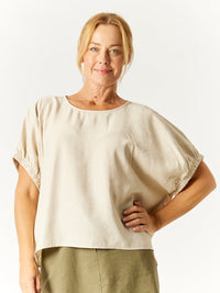 Lux Box Top - Sand - 32721