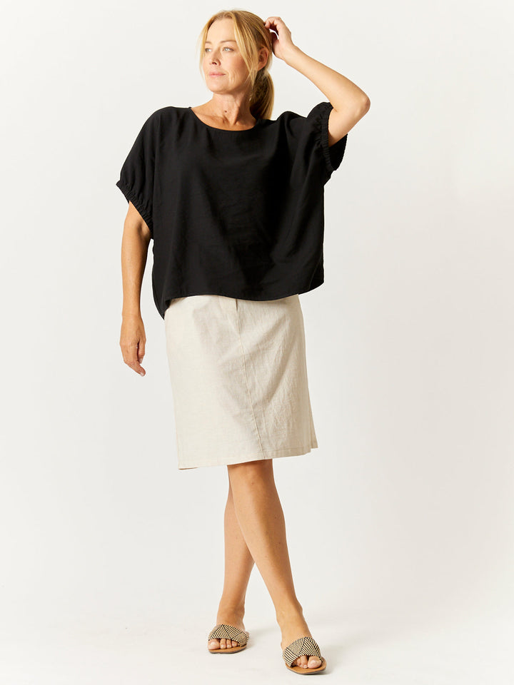 Lux Box Top - Black - 32721