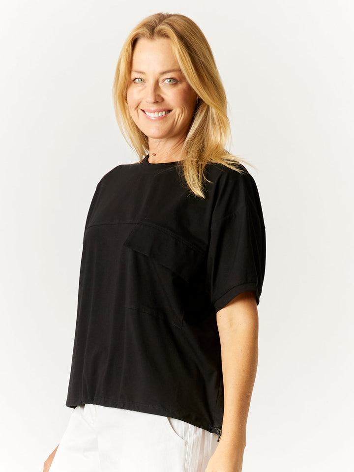 Pocket Panel Top - Black - 32539