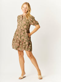 Tunic Shirt Dress- Khaki- 32737