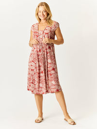 Sunshine Dress- Rust - 32738