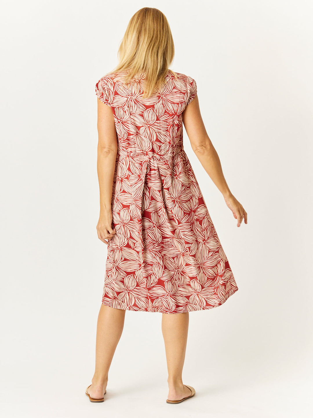 Sunshine Dress- Rust - 32738