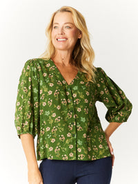 Summer Vest Shirt- Green- 32744