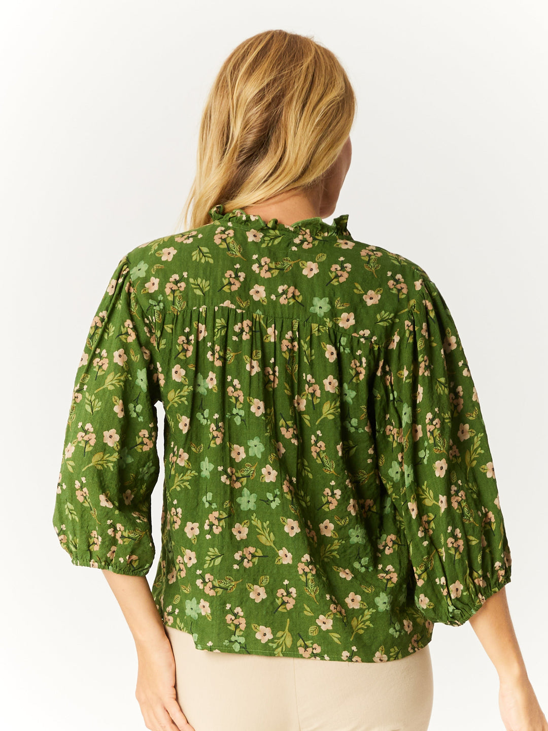 Summer TYE Top - Green - 32745