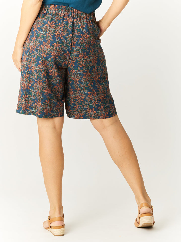 Venus Print Short- Petrol - 32753