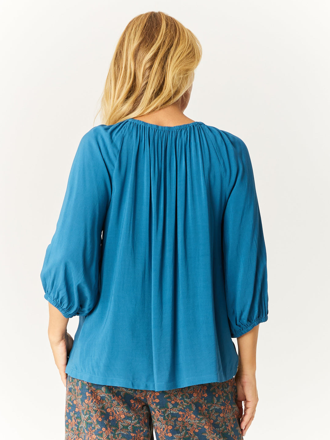 Core Paisley Top- Petrol - 32380