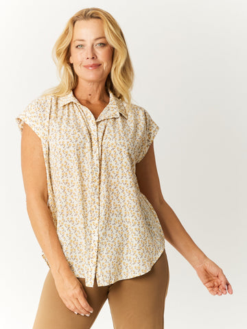 Print Shirt - Butter - 32664 - 