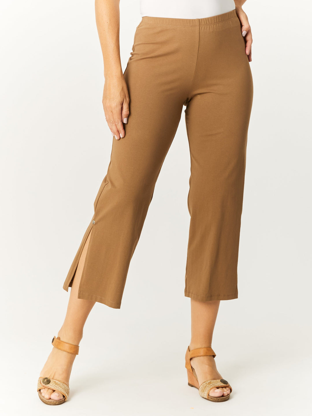 Margie Split Pant - Toffee - 32762