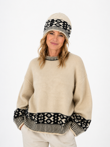 Border Knit - Ivory - 33017 - 