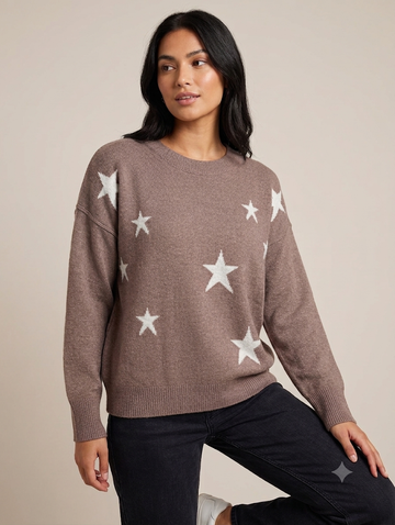 Seeing Stars Knit- Latte - 33028 - 