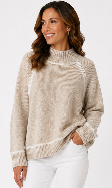 Spliced Turtle Knit- Sand- 33034 - 