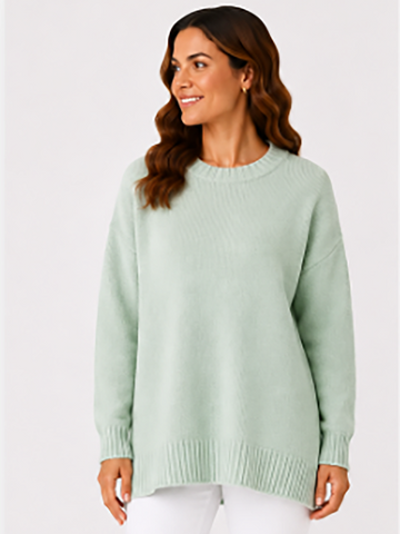 High Crew Knit - Mint- 33035 - All