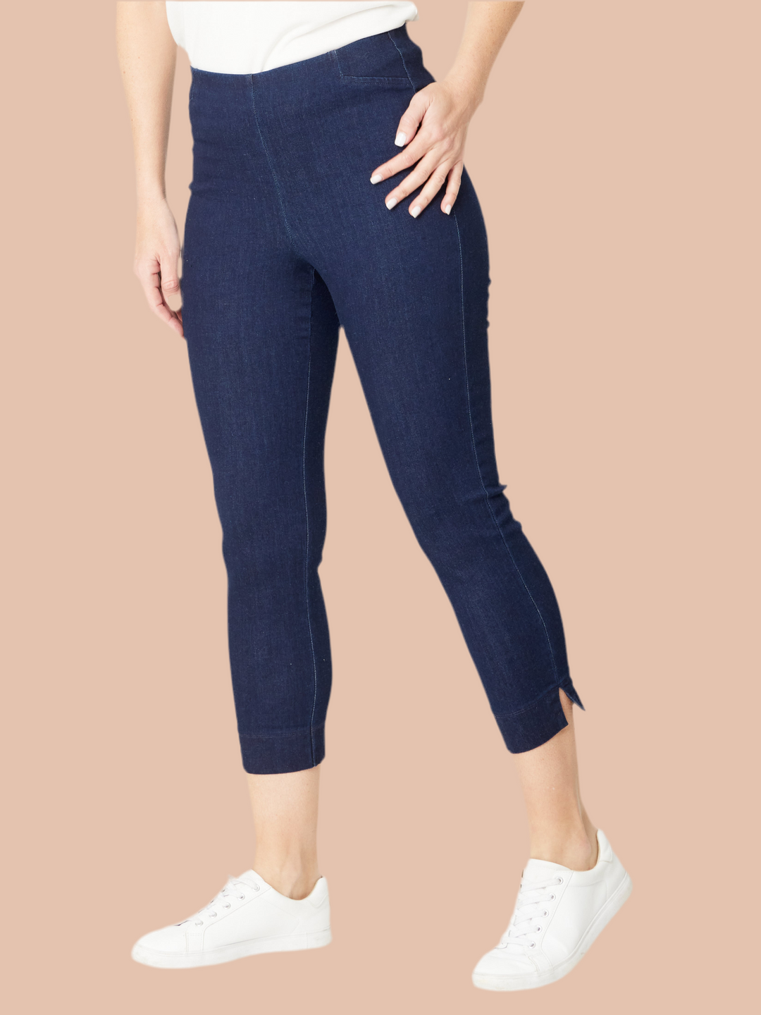 7/8 Denim pant- Denim 31244
