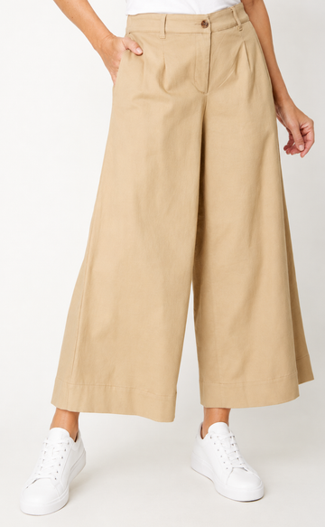 Anywhere Lux Crop Pant - Beige- 31954 - New Arrivals