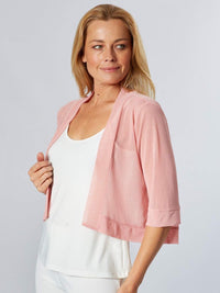 Dry Feel Mesh Bolero - Blush 25929-S
