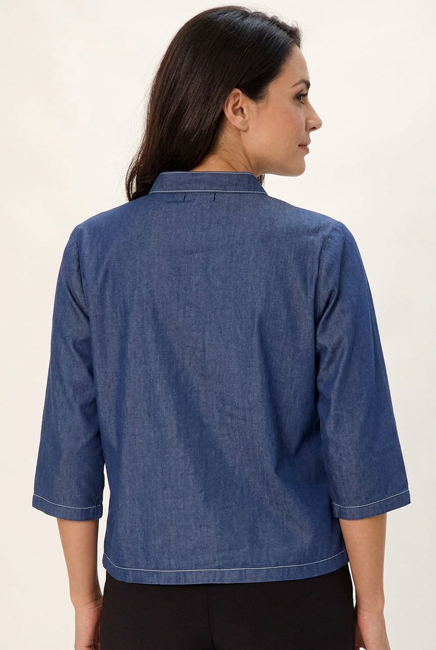 Denim Delight Jacket-- Denim - 31487