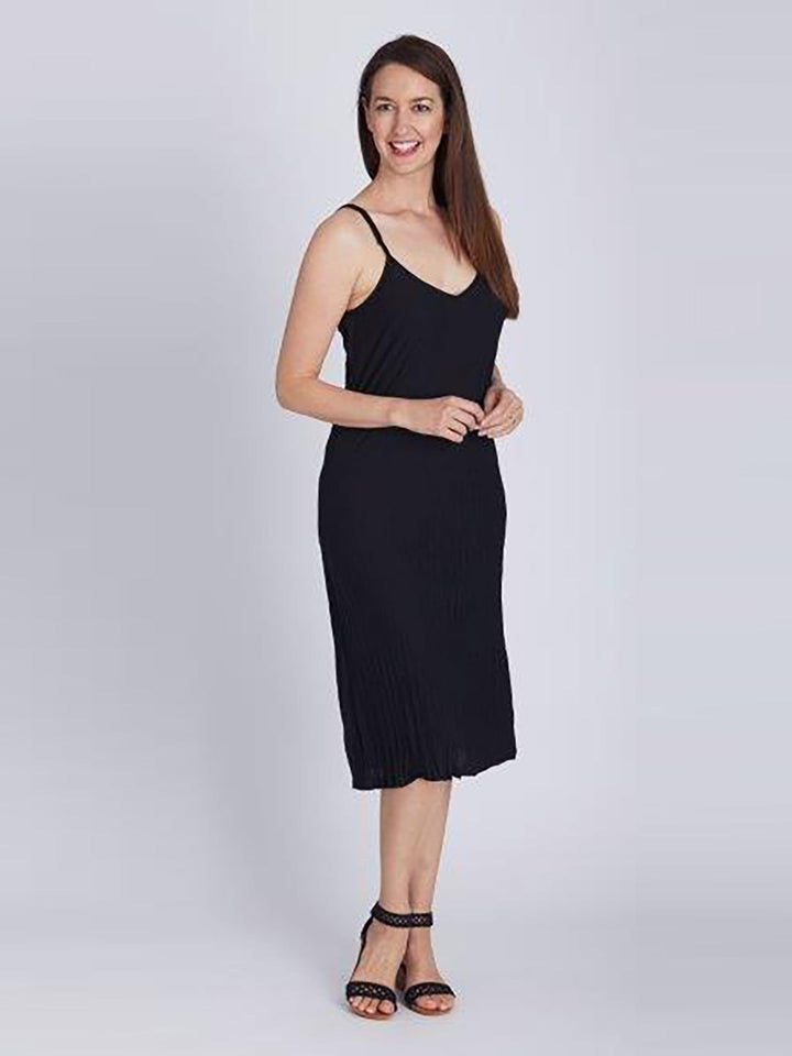Layer Slip Dress - Black 11131-S